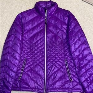 Purple Large puffer jacket